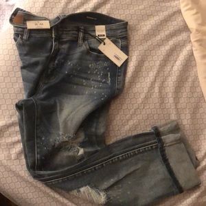 Brand New Judy Blue Bleach Splatter